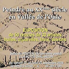 Exposition 50 œuvres/30 artistes à La Motte-Chalancon