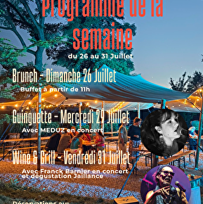 Guinguette et Concert  au Jardin du Caveau- Meduz